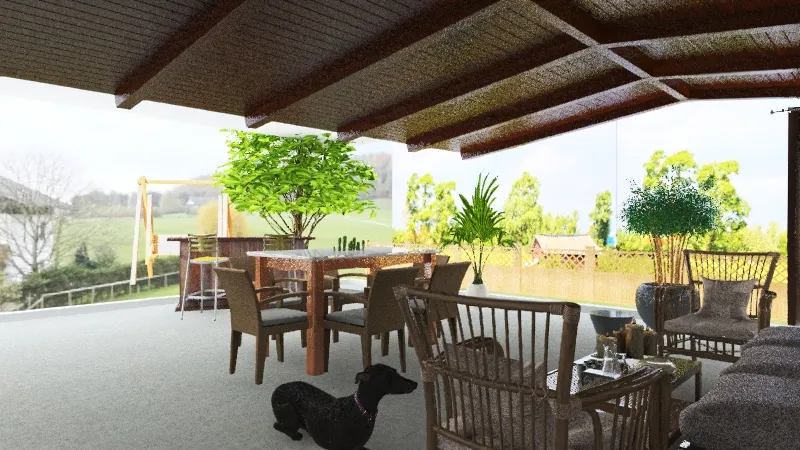 Kenia's Patio 3d design renderings