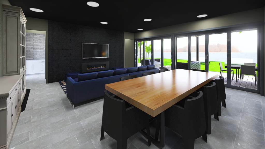 Salón Comedor 3d design renderings