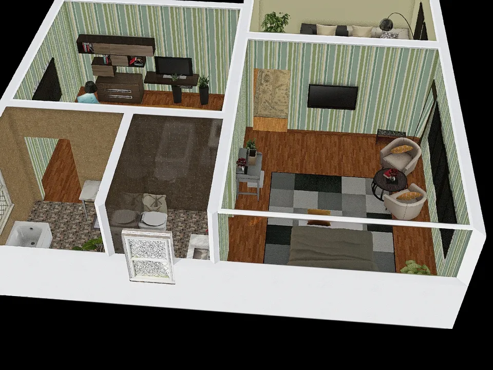 testiCool house 3d design renderings