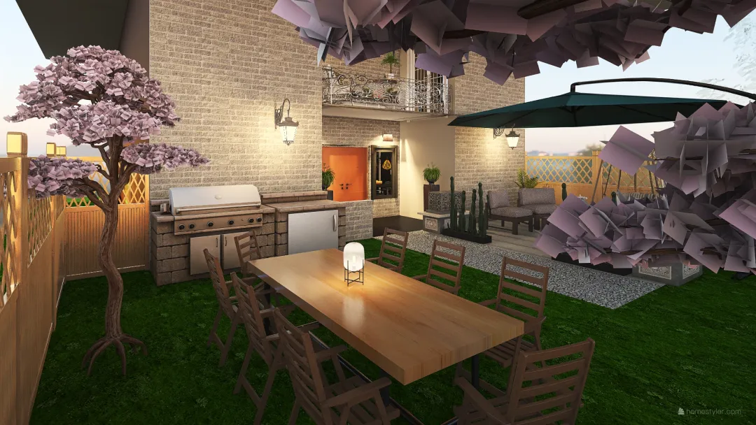 Black ilusion home 3d design renderings