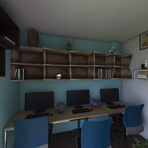 Trang's office 3d design renderings