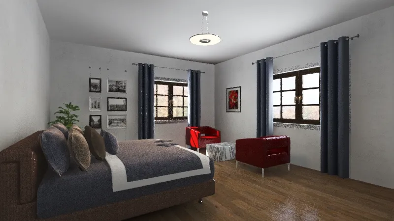 غرفة نومي 3d design renderings