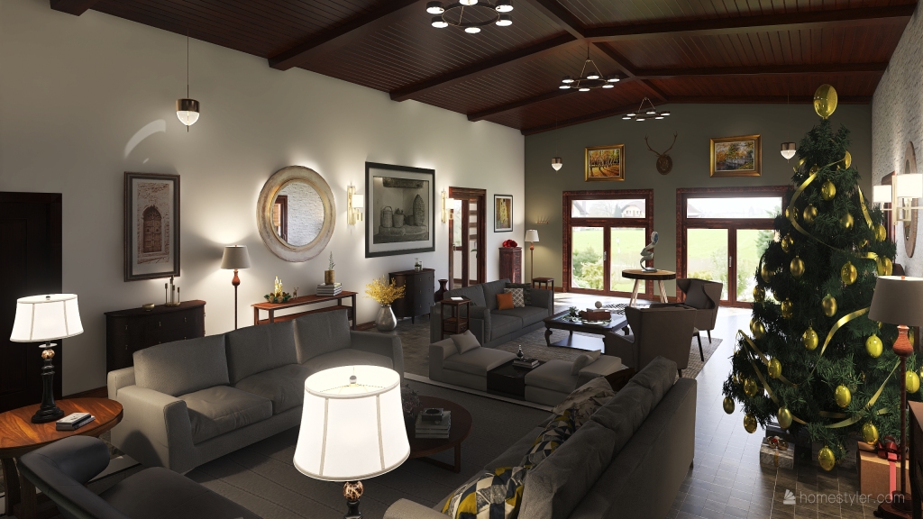 Casa de campo MMC 3d design renderings
