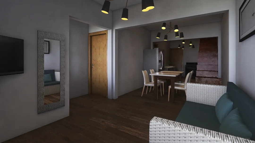 Casa Pitimbu Trena 3d design renderings