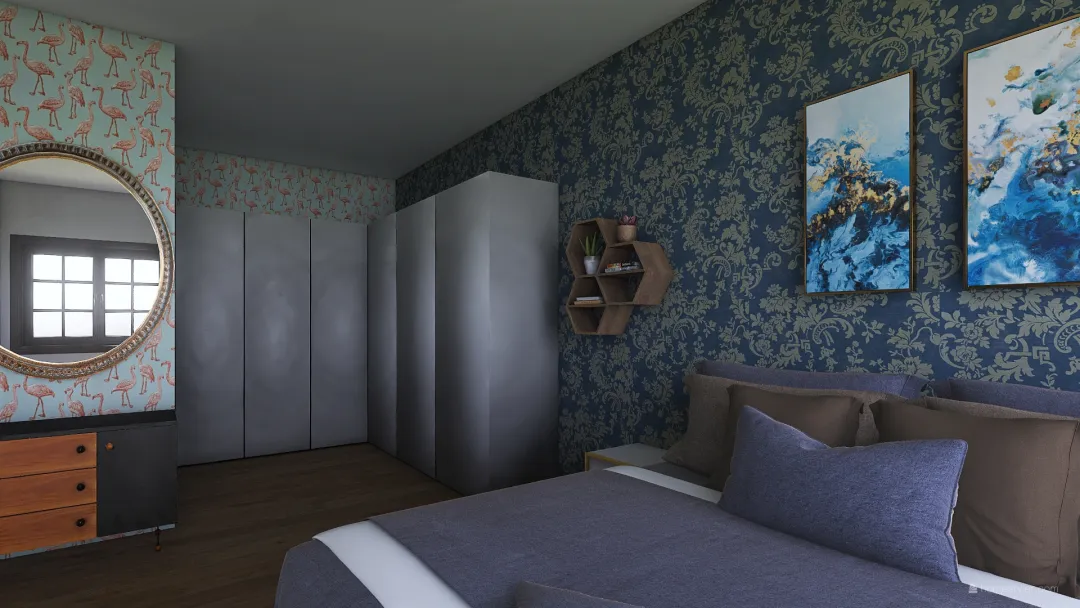 mbedroom 3d design renderings
