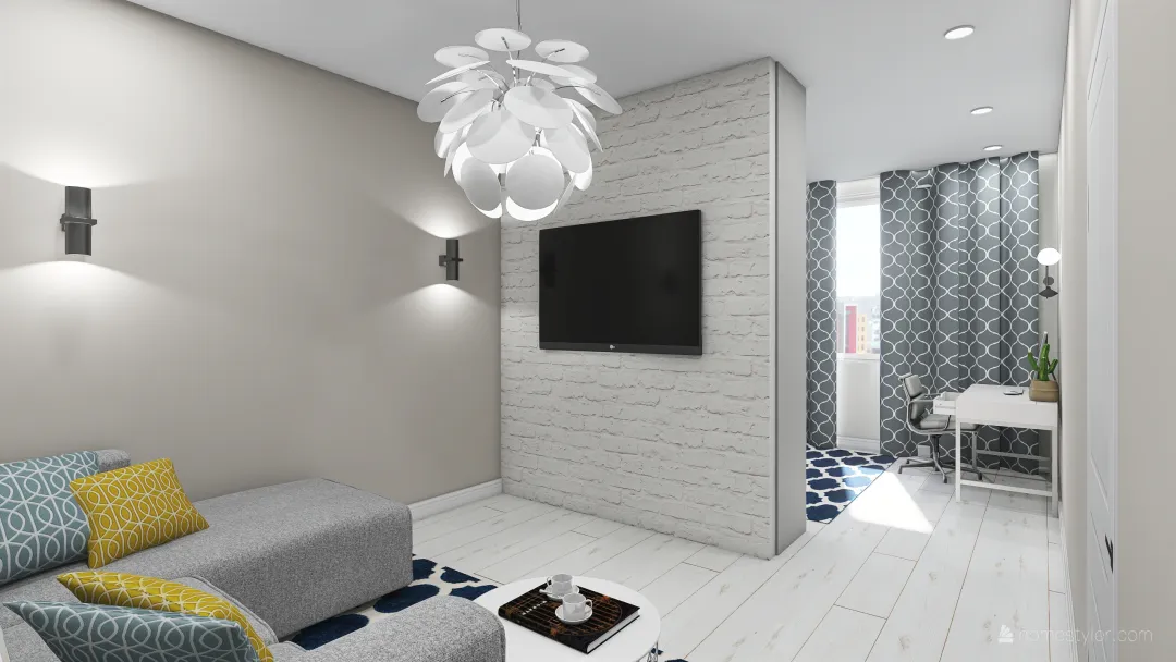 Квартира Паши 3d design renderings