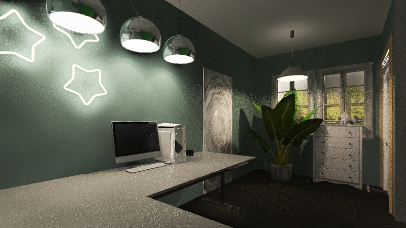 Gamer Room 3d design renderings