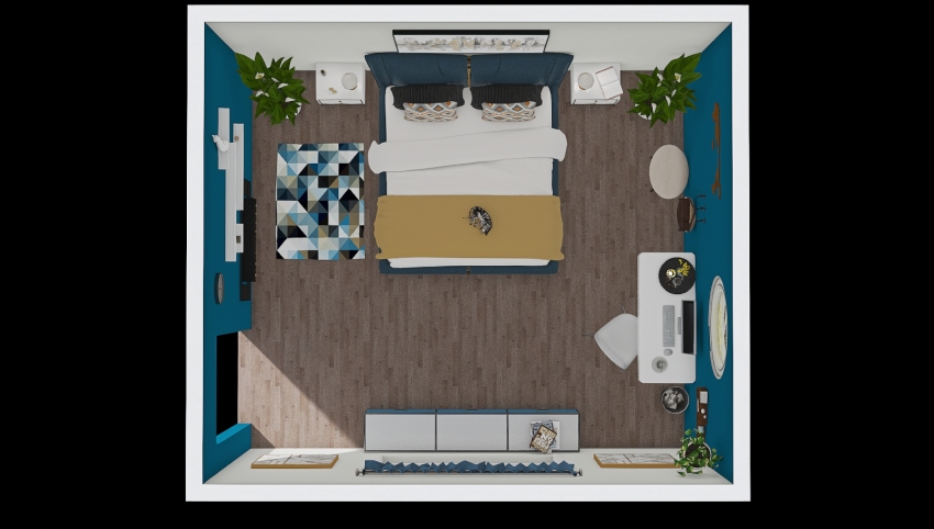 Dream bedroom 3d design picture 22.23