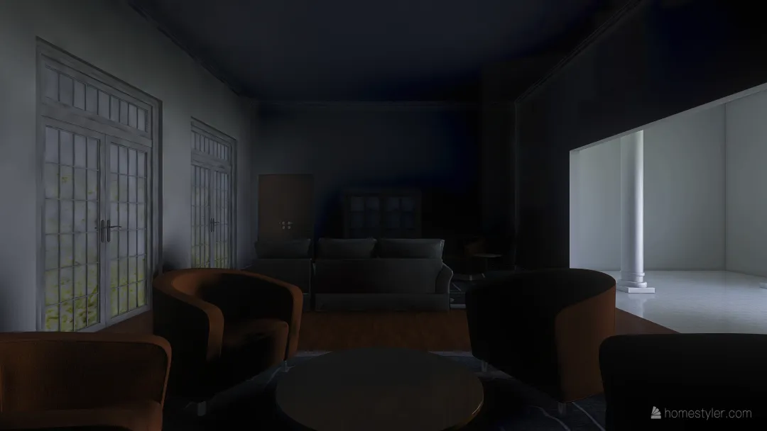 Lindsy - Living Room 3d design renderings