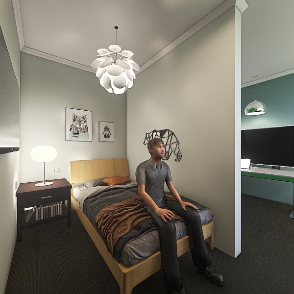 sGamer Room 3d design renderings