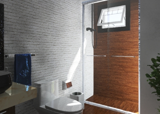 Banheiro Home Design Rendering