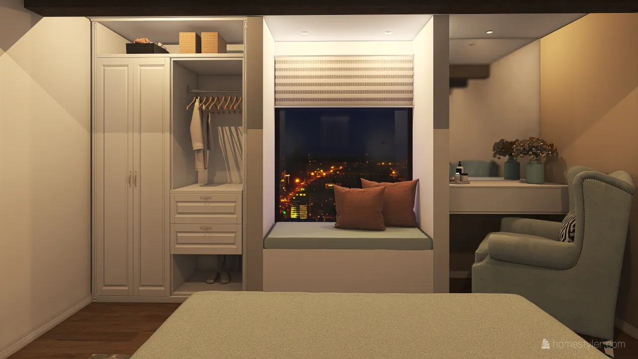 Idea de habitación 3d design renderings