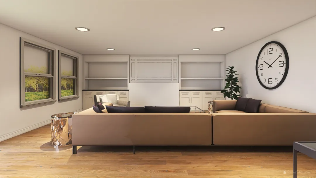 Demra D -- Living Room 3d design renderings