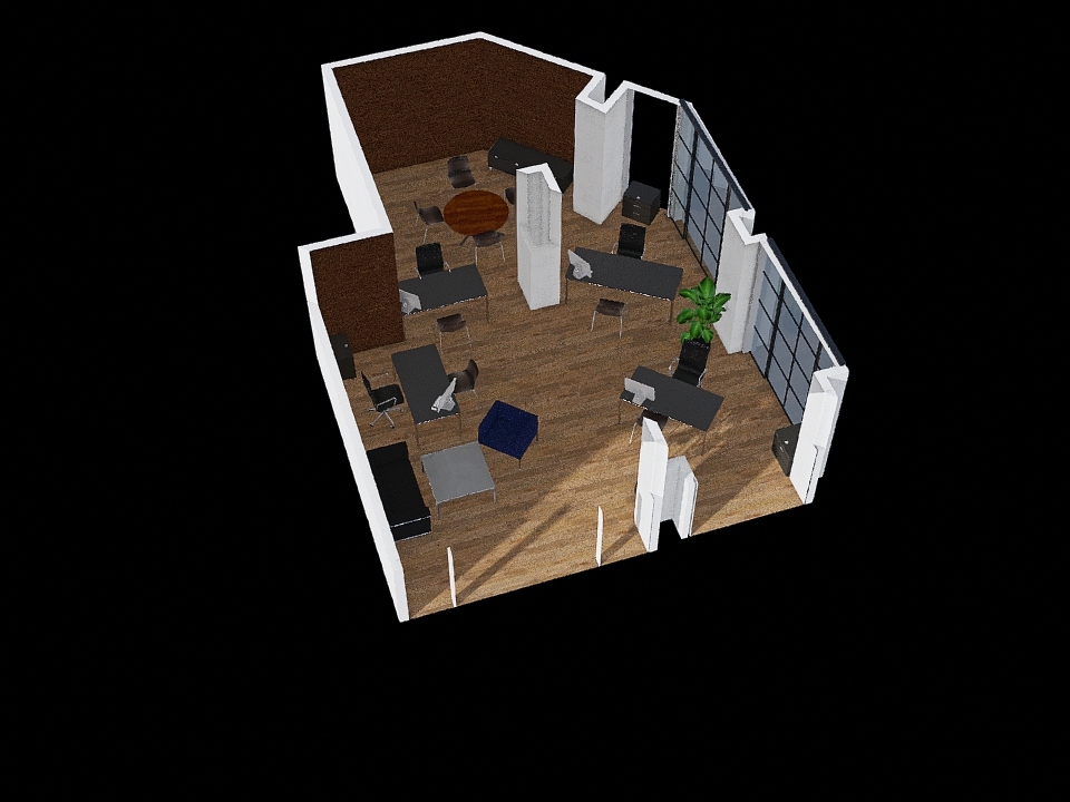 Oficina 5 3d design renderings