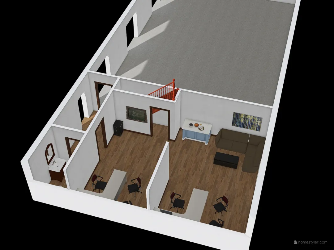 office1 3d design renderings