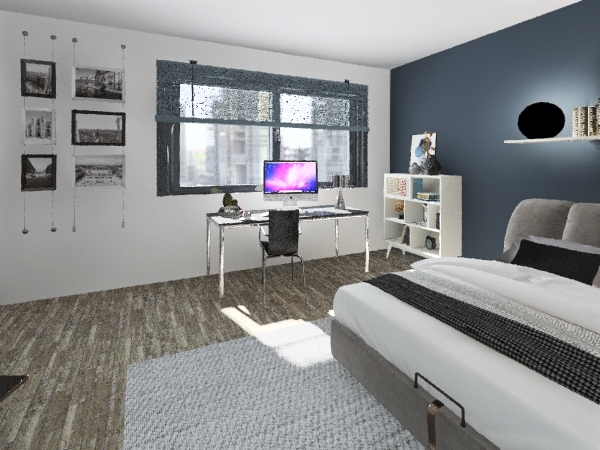 stanza da letto 3d design renderings