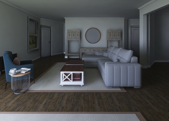 Jesse Hampl Living Room Design Rendering