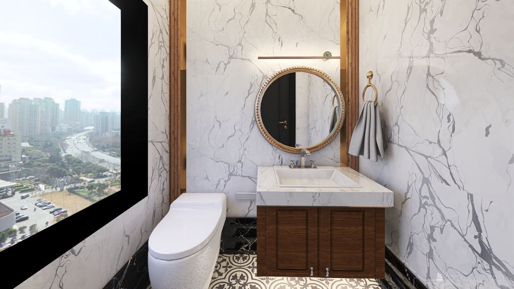 003 | toilet Goiânia; 3d design renderings