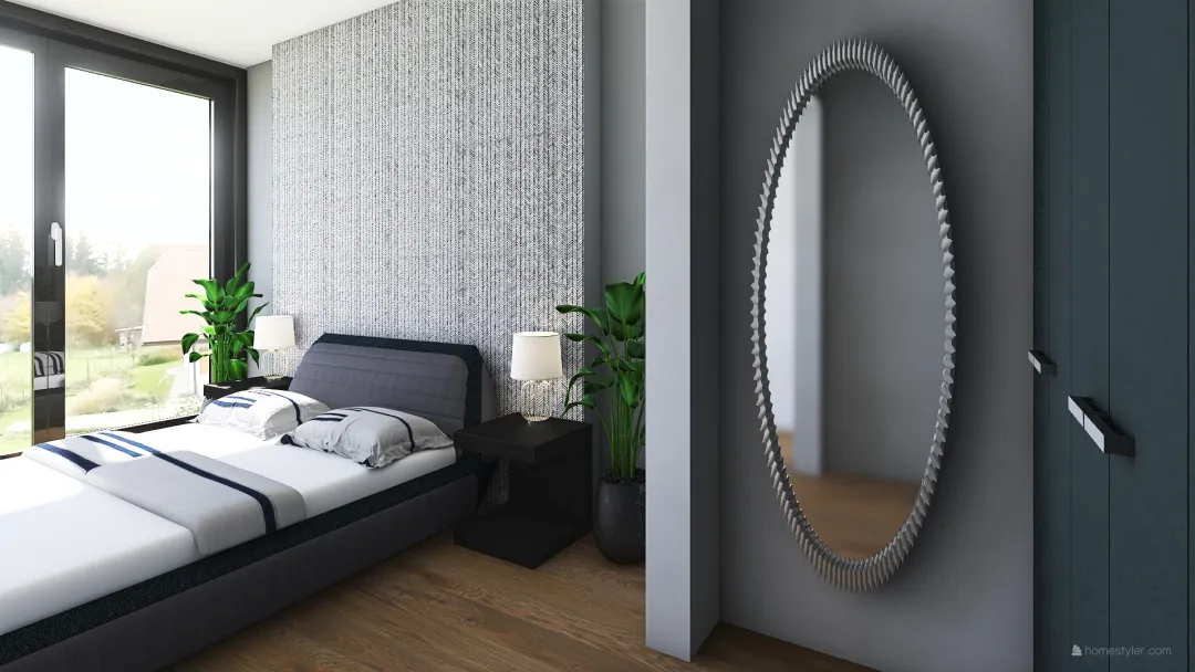 חדר שינה 3d design renderings
