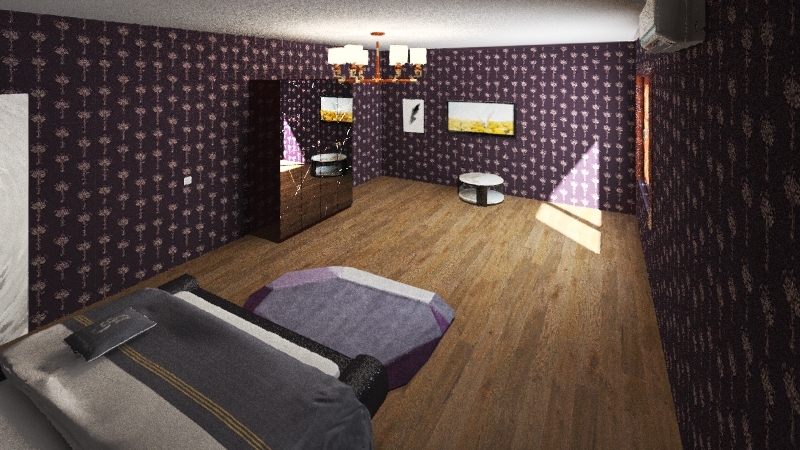 master room 3d design renderings