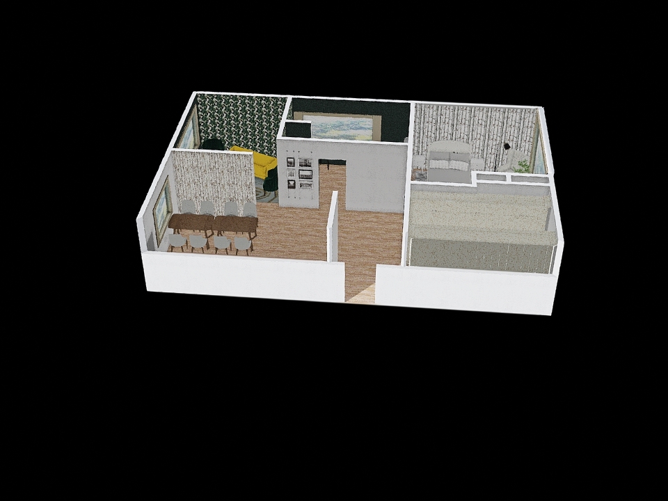 apartament 2 :) 3d design renderings