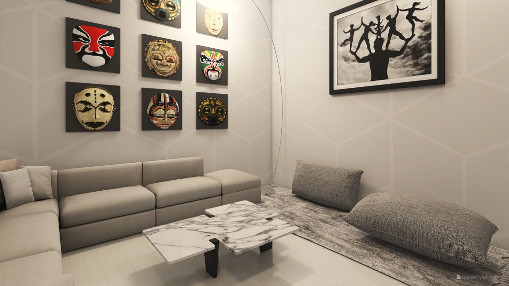 Home Cinema 3d design renderings