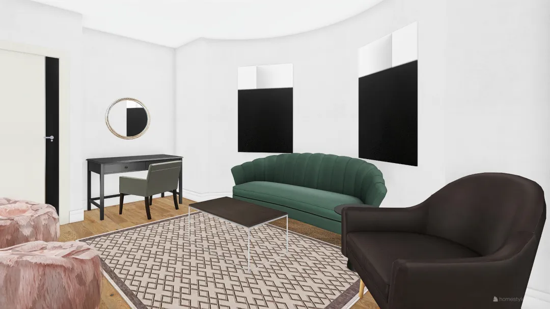 Tricia Living Room 3d design renderings