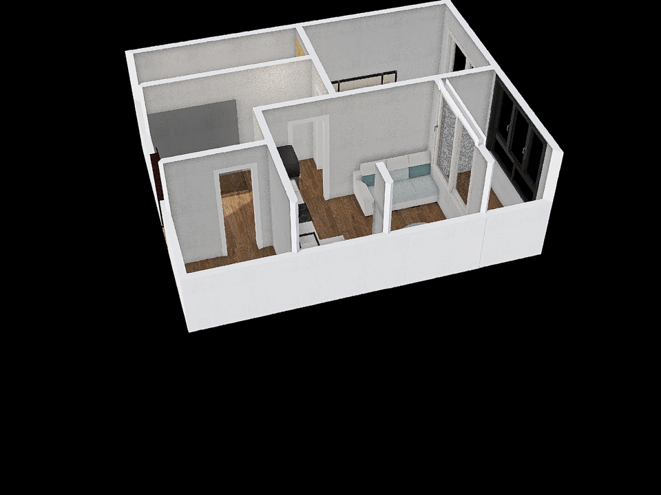 план квартиры А 3d design renderings