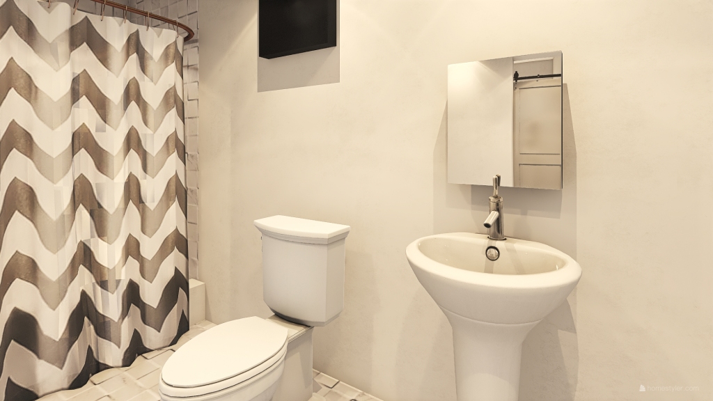 Nanny Bathroom 3d design renderings