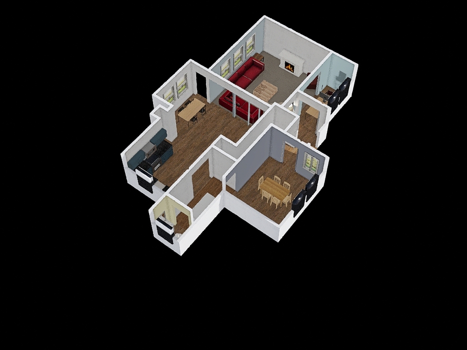 My floor Plan 3d design renderings