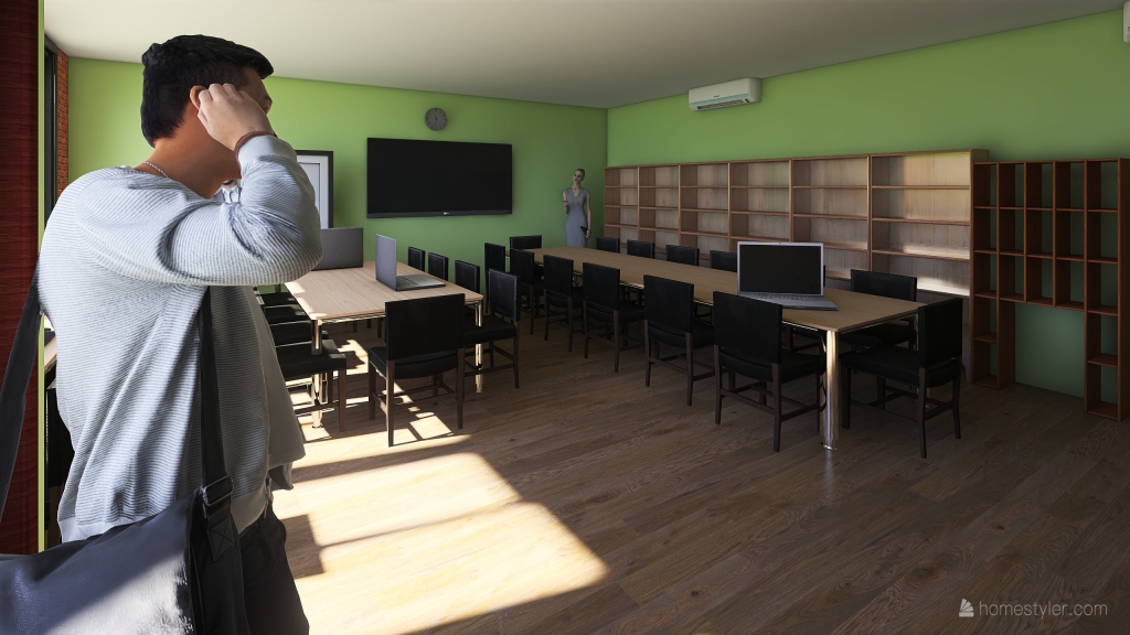 Sala Profesores 3d design renderings