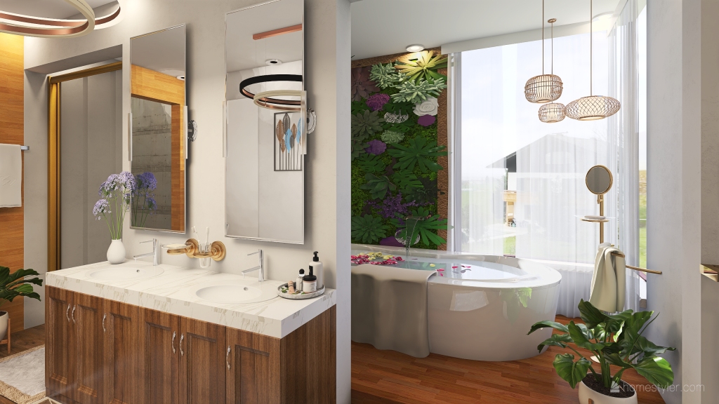 Ablution, Toilet & Bath 3d design renderings