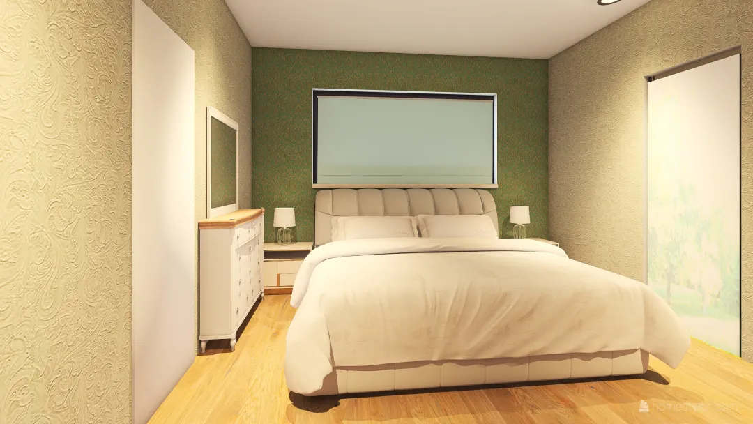 deepa bedroom 3d design renderings