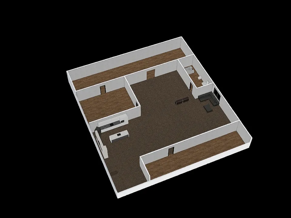 My Basement 3d design renderings