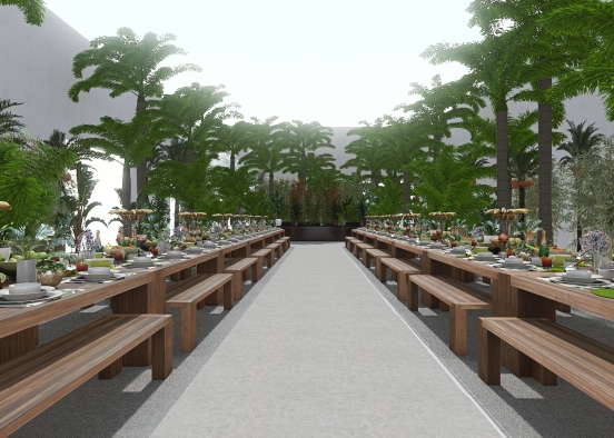 Tropical Party Design Rendering