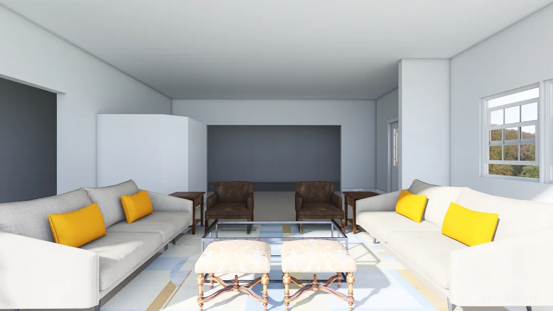 Ketan S - Living Room 3d design renderings