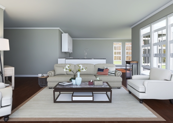 Caryn Living Room Design Rendering