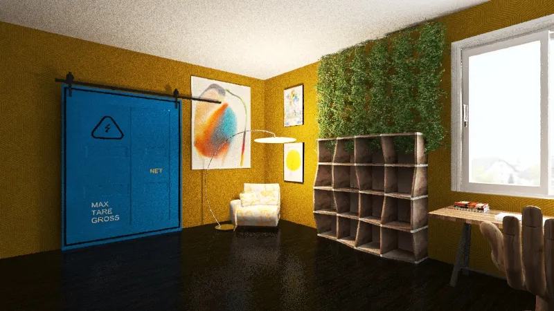 спальня 3d design renderings