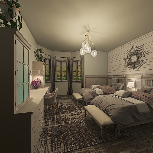 Avila's Room 3d design renderings