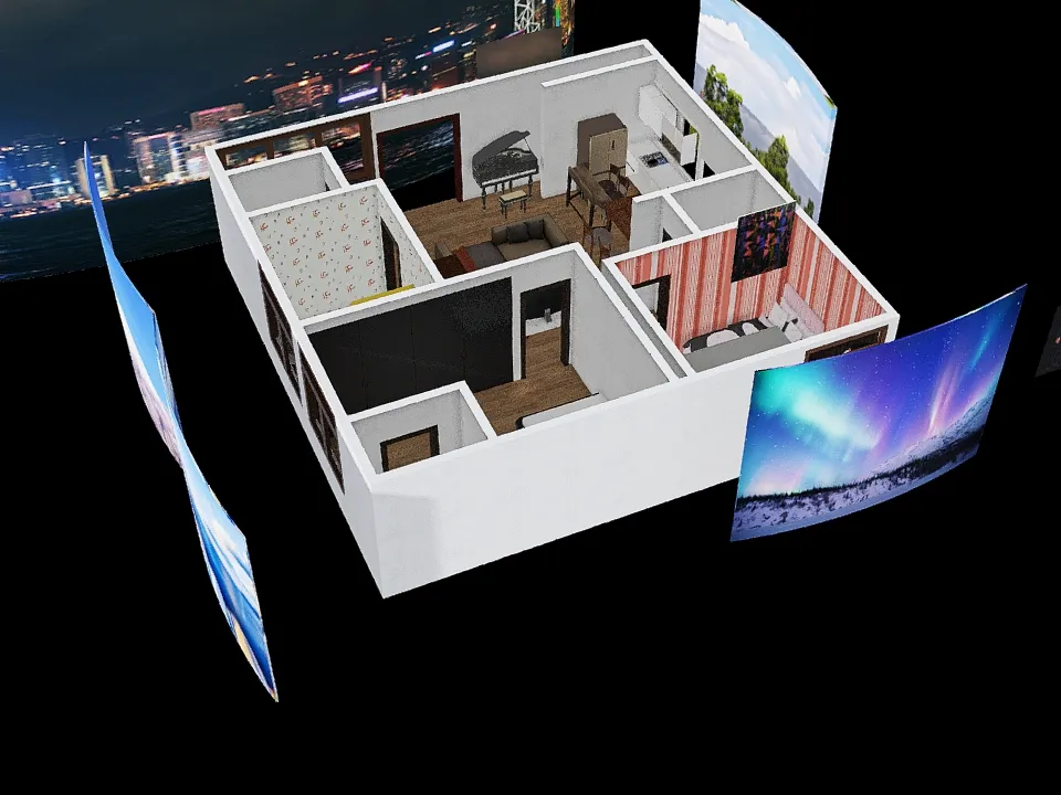 Cuyugan.HousePlan 3d design renderings