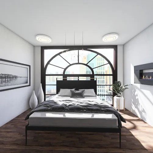 modern city bedroom