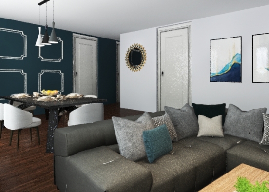 Lily's Living Room Design Rendering