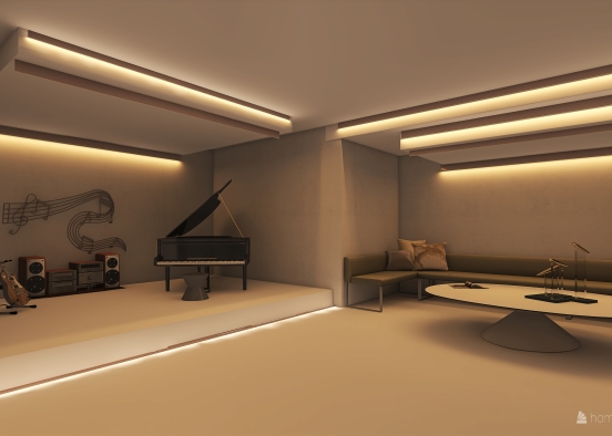 the lounge Design Rendering