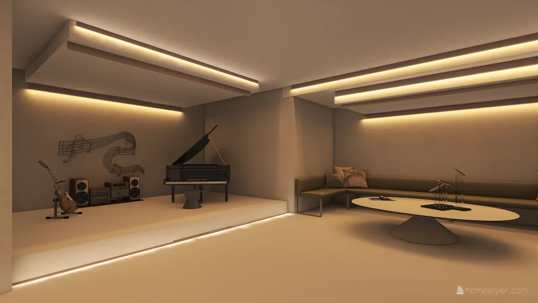the lounge 3d design renderings