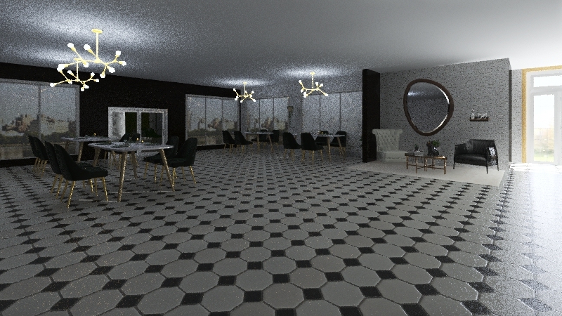 Restaurantee 3d design renderings