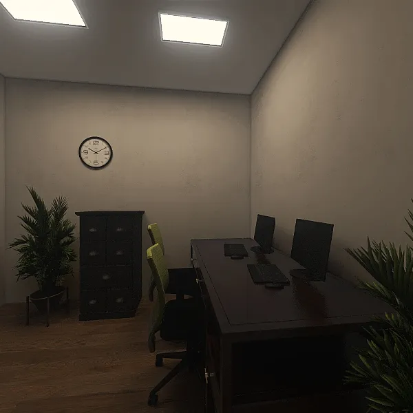 office area 3d design renderings