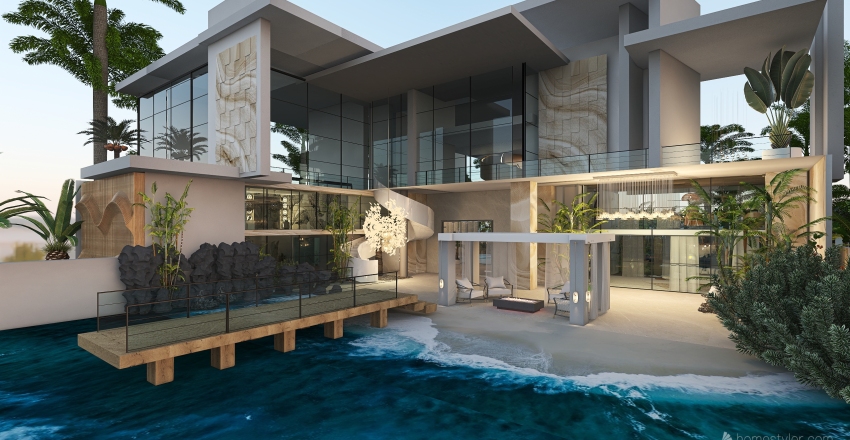 #HSDA2020Commercial Hawaiian Vibes by DOĞA Interior Design Render