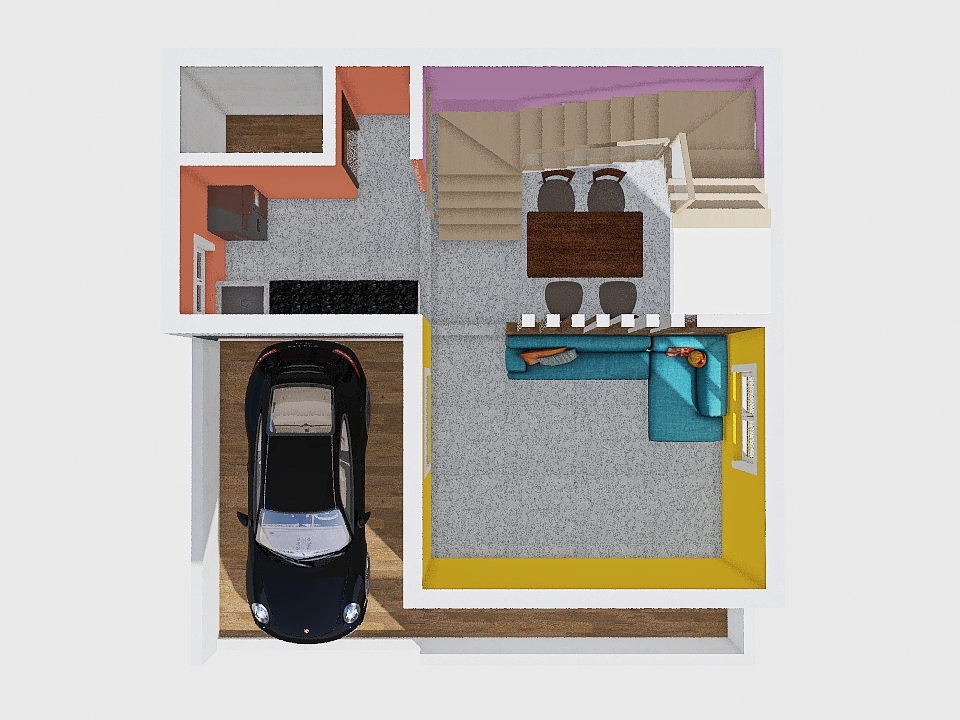 Loft Home 3d design renderings