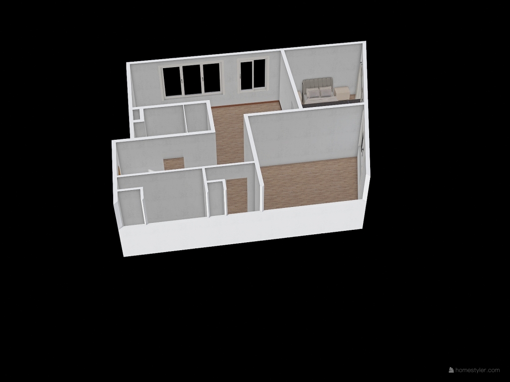 квартира 2 3d design renderings