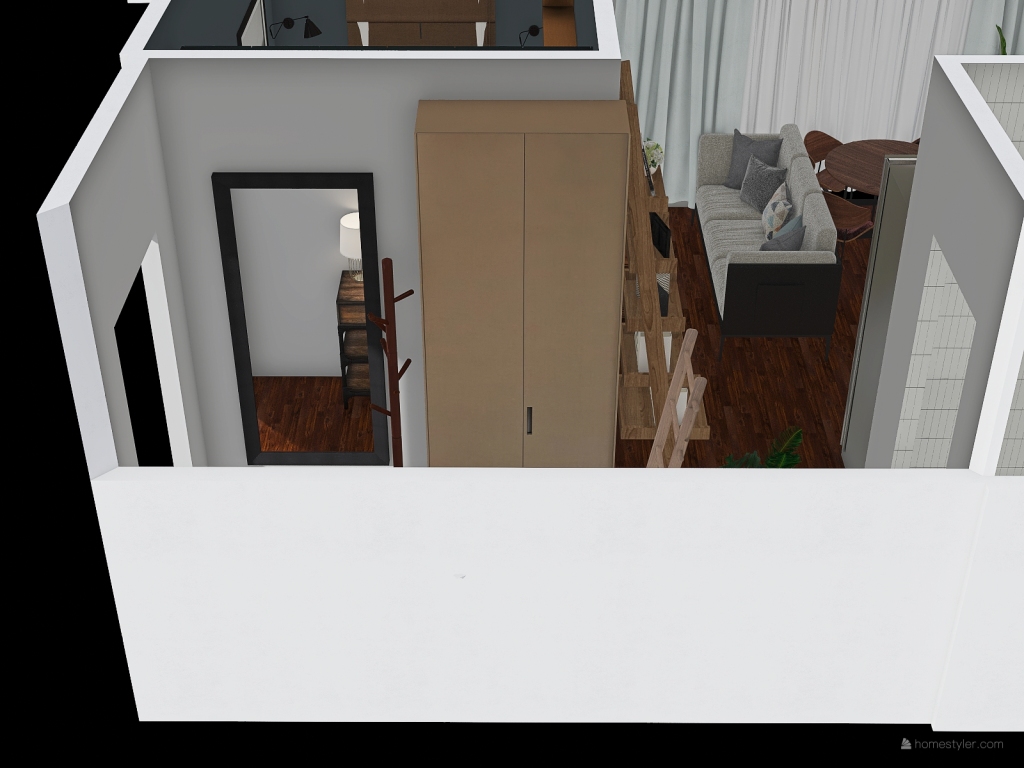 ciocia Wiesia mieszkanie 3d design renderings